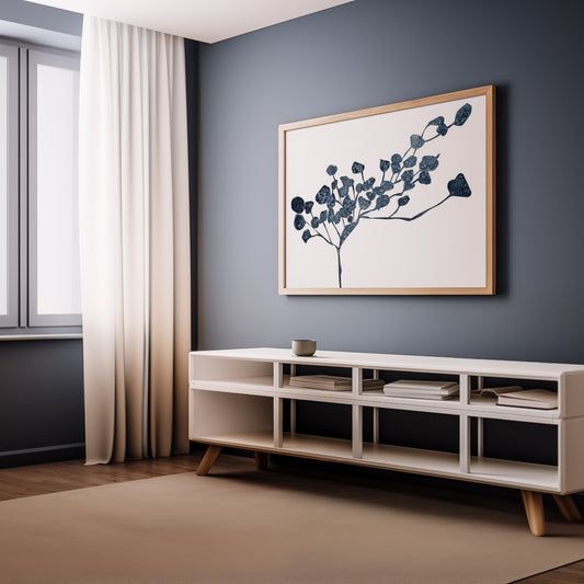 Blue blossom - Framed