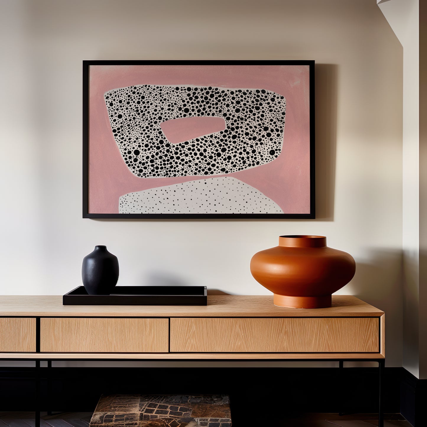 Pink state of mind - Framed